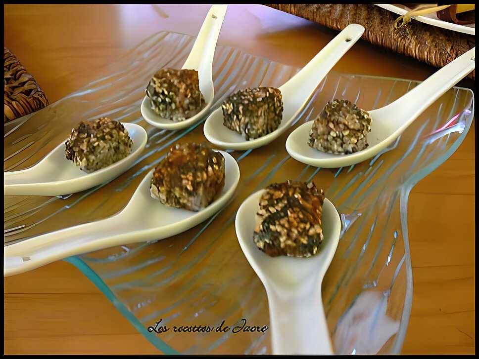 recette jambonneau croustillant aux graines