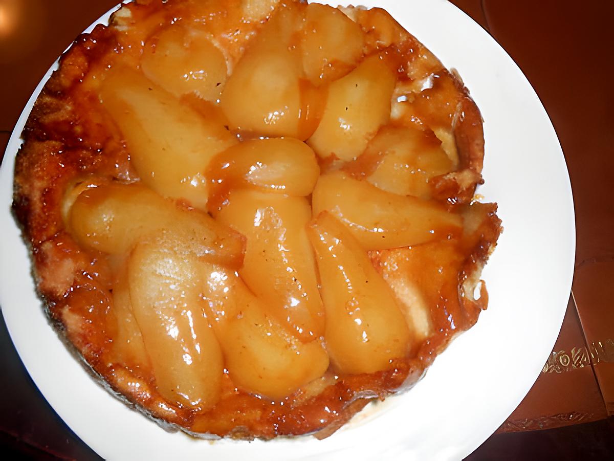 recette Tatin aux poires