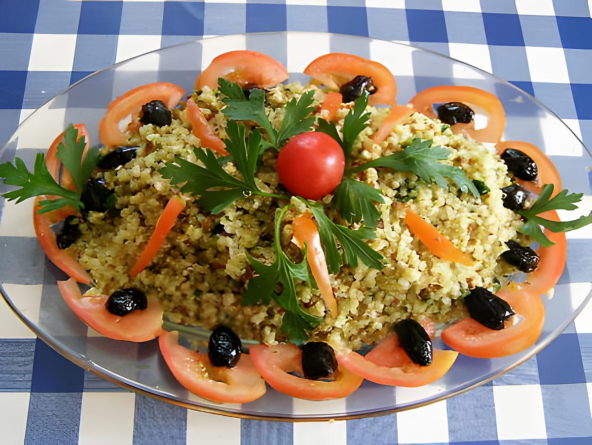 recette Quinoa  gourmand en salade.