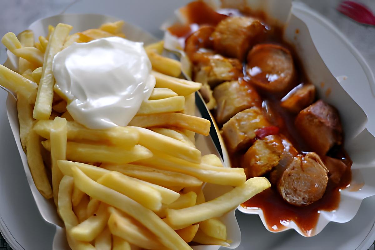 recette traditionnelle saucisse allemande : Currywurst