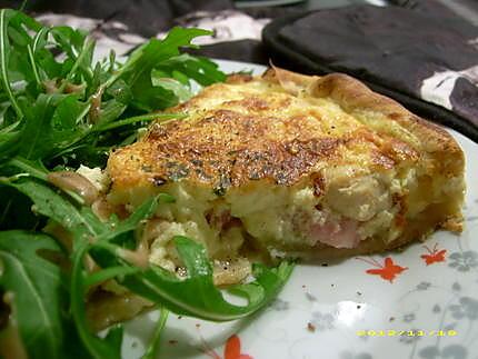 recette quiche poulet-curry