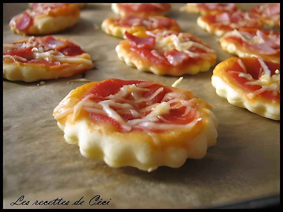 recette Mini pizzas pour l'apéro