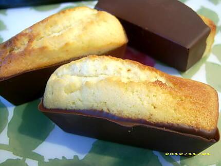 recette financiers aux zestes de clémentine et chocolat noir