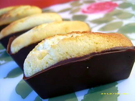 recette financiers aux zestes de clémentine et chocolat noir