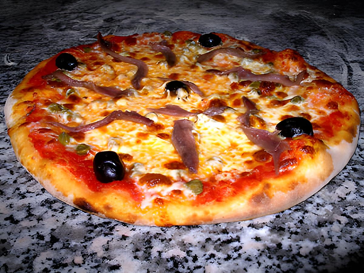 recette pizza au anchois