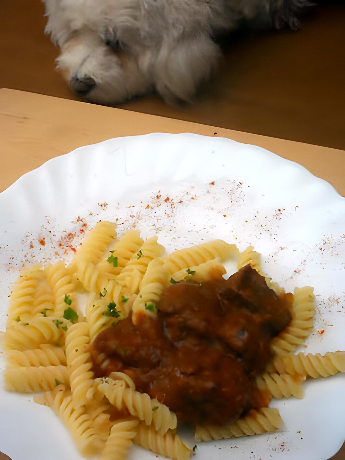 recette BOEUF A LA SAUCE DE POIVRON LEGERE