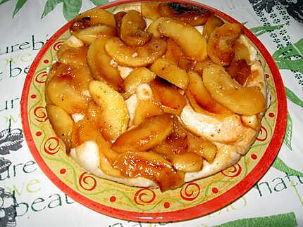 recette Gâteau de semoule aux pommes