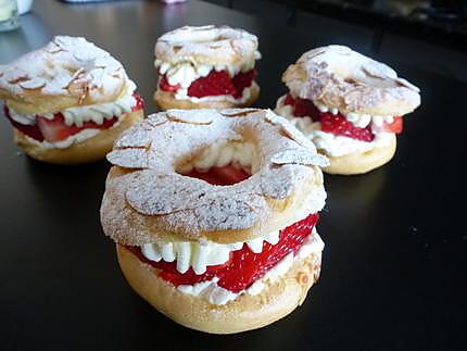 recette Choux chantilly et fraise