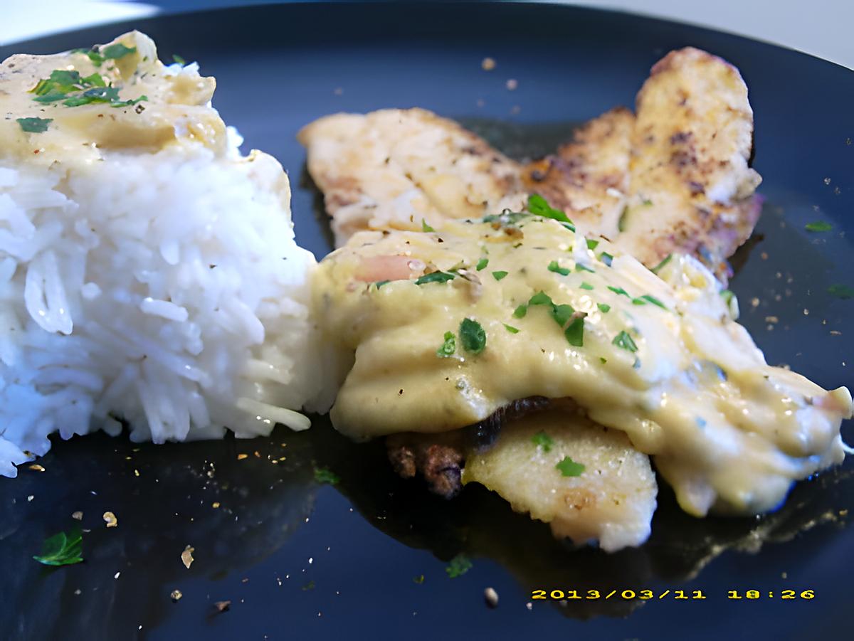 recette filet de sole et sa sauce crémeuse à la moutarde