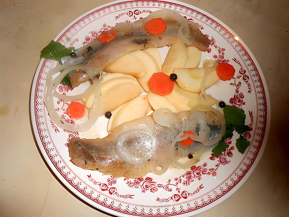 Recette de Filets de harengs aux pommes reinettes