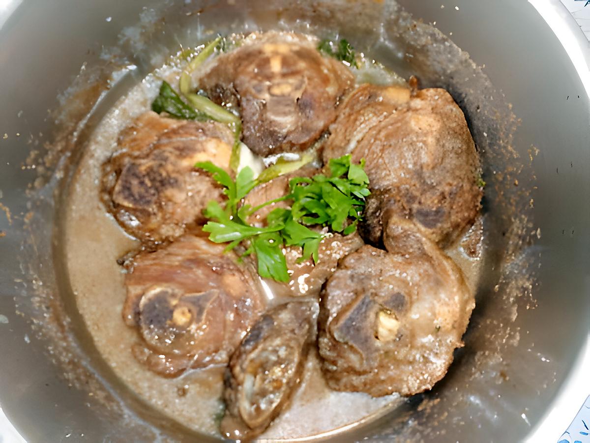 recette RAGOUT DE COLLIER D'AGNEAU A LA CREOLE