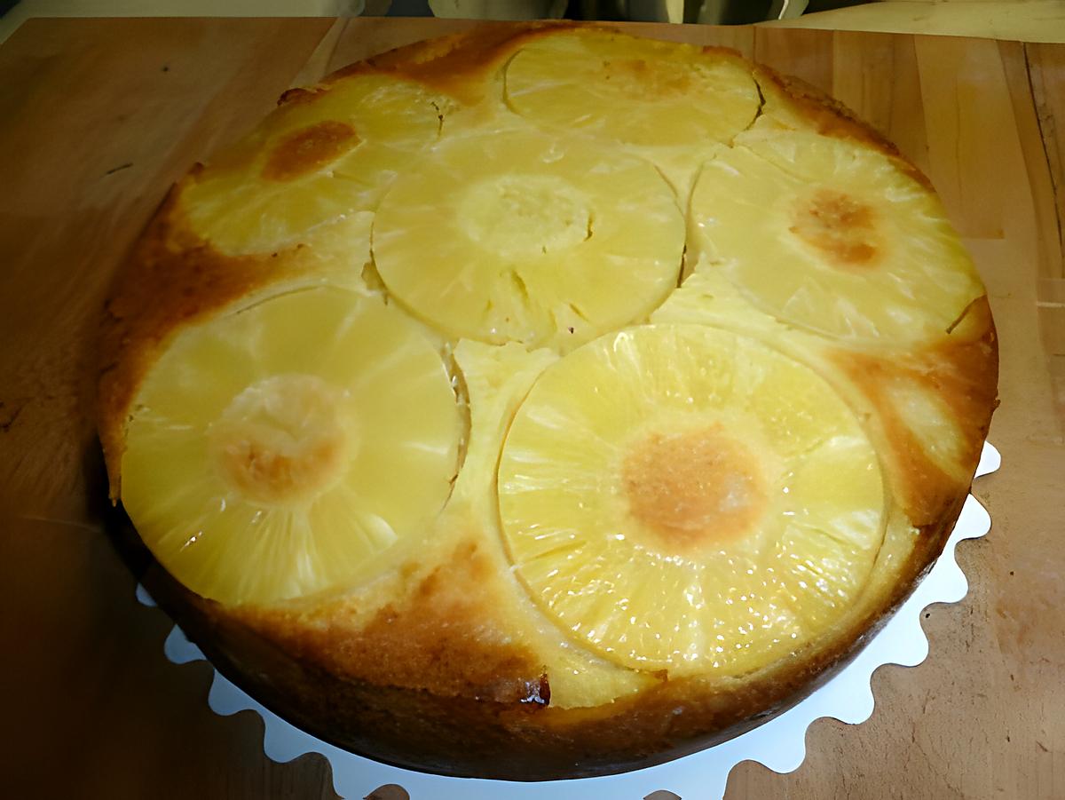 recette gateau à l'ananas