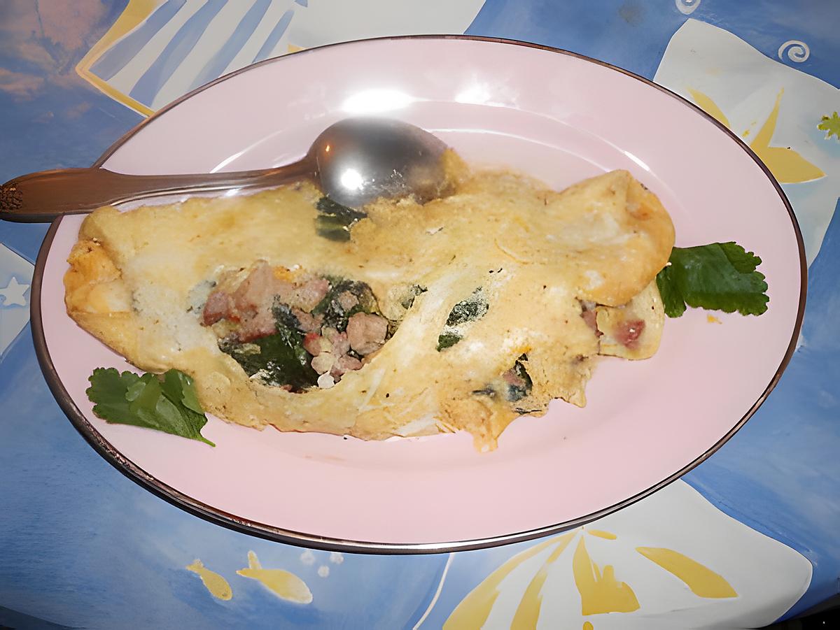 recette Omelette aux blettes