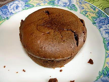 recette Fondant au chocolat cœur coulant à la pralinoise