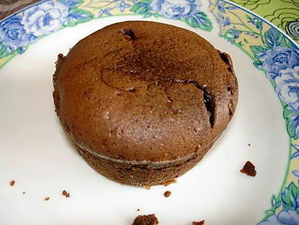 recette fondant au chocolat coeur coulant à la pralinoise