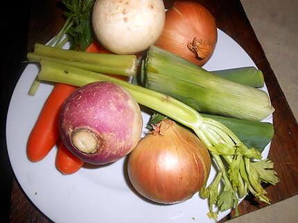 recette Soupe de légumes a la morteau