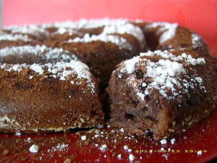 recette gâteau spirale à la danette et pépites de chocolat
