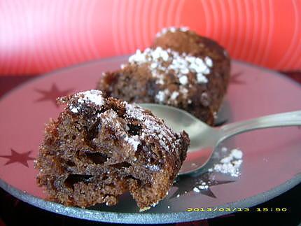 recette gâteau spirale à la danette et pépites de chocolat
