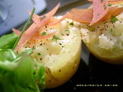 recette pomme de terre à la cancoillotte