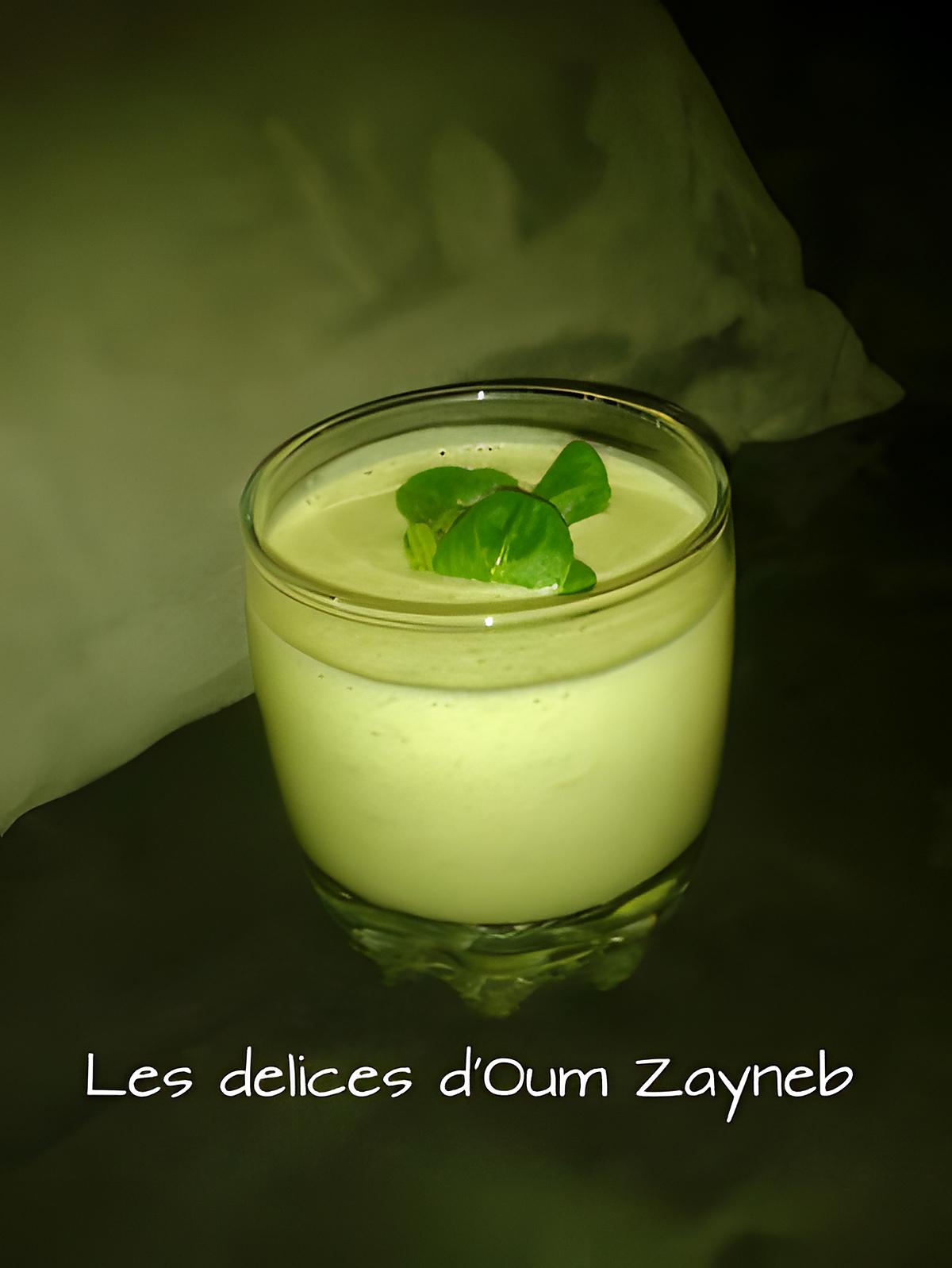 recette Velouté de mâches et st morêt