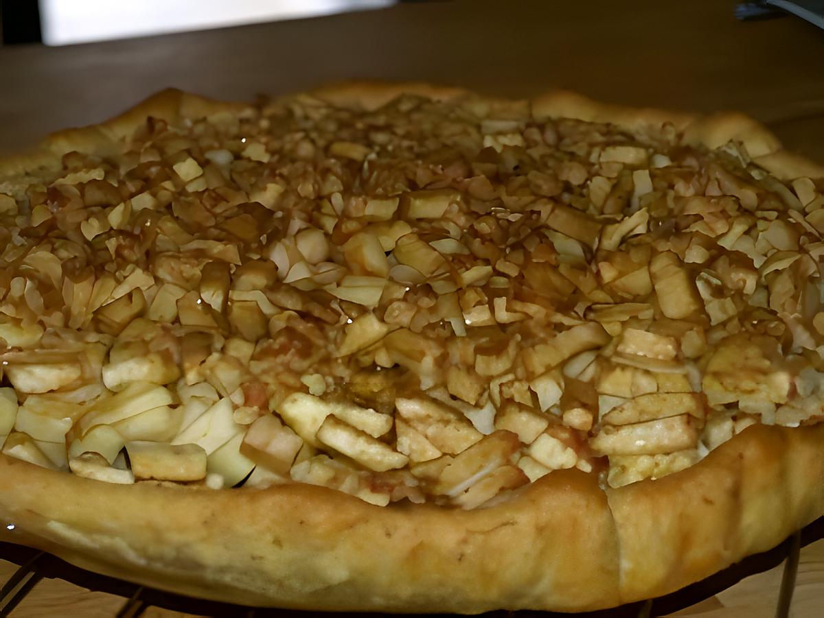 recette Tarte aux Dés de Pommes, Croûte de Spéculoos