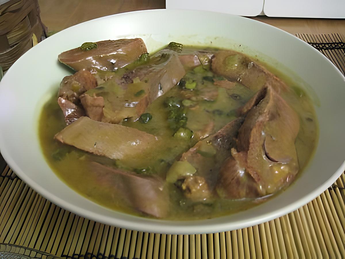 recette LANGUE DE VEAU SAUCE AUX CAPRES