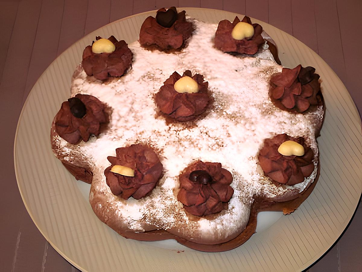 recette gateau au chocolat et fraises