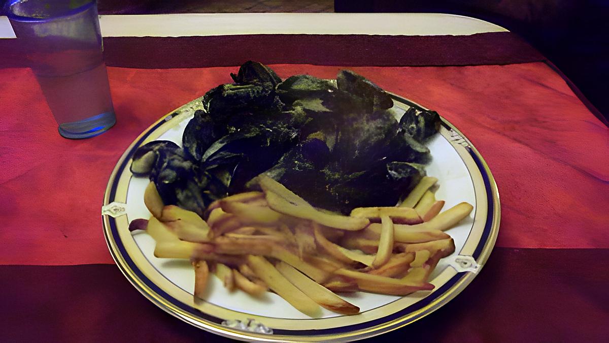 recette moules  frites