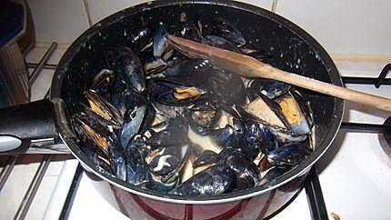 recette moules  frites