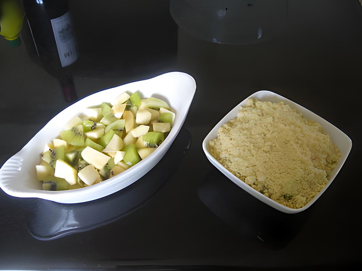 recette Crumble pomme / kiwi