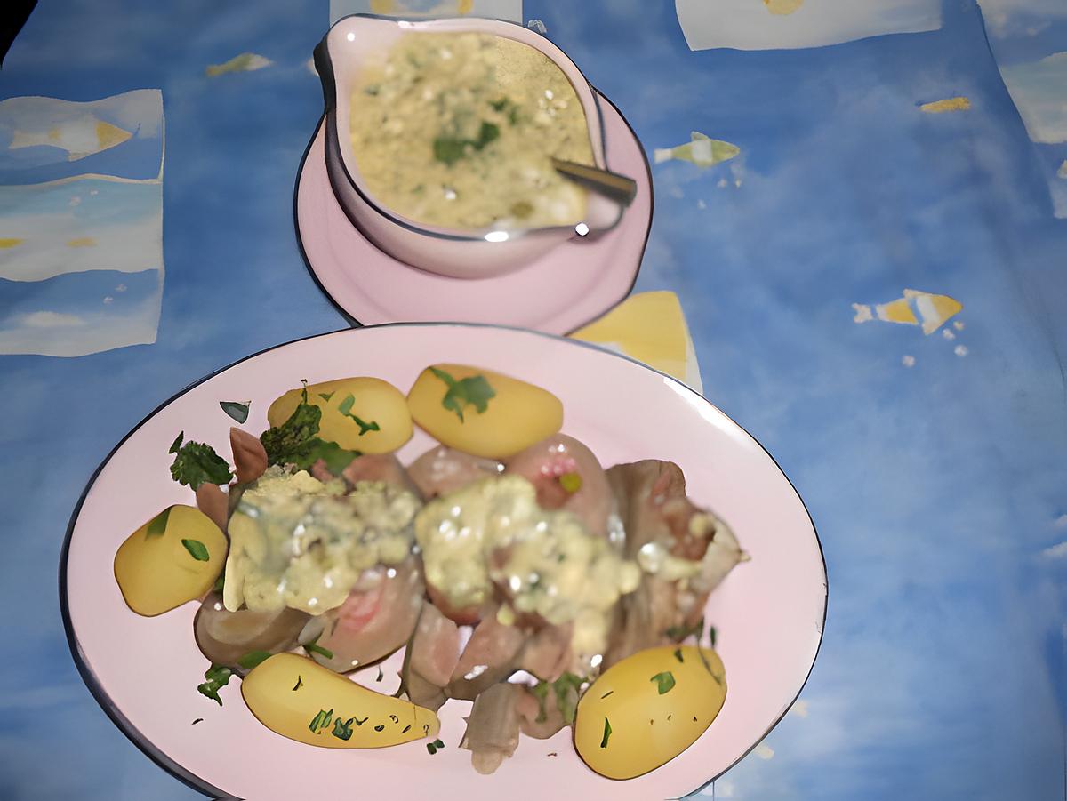 recette Tete de veau sauce gribiche