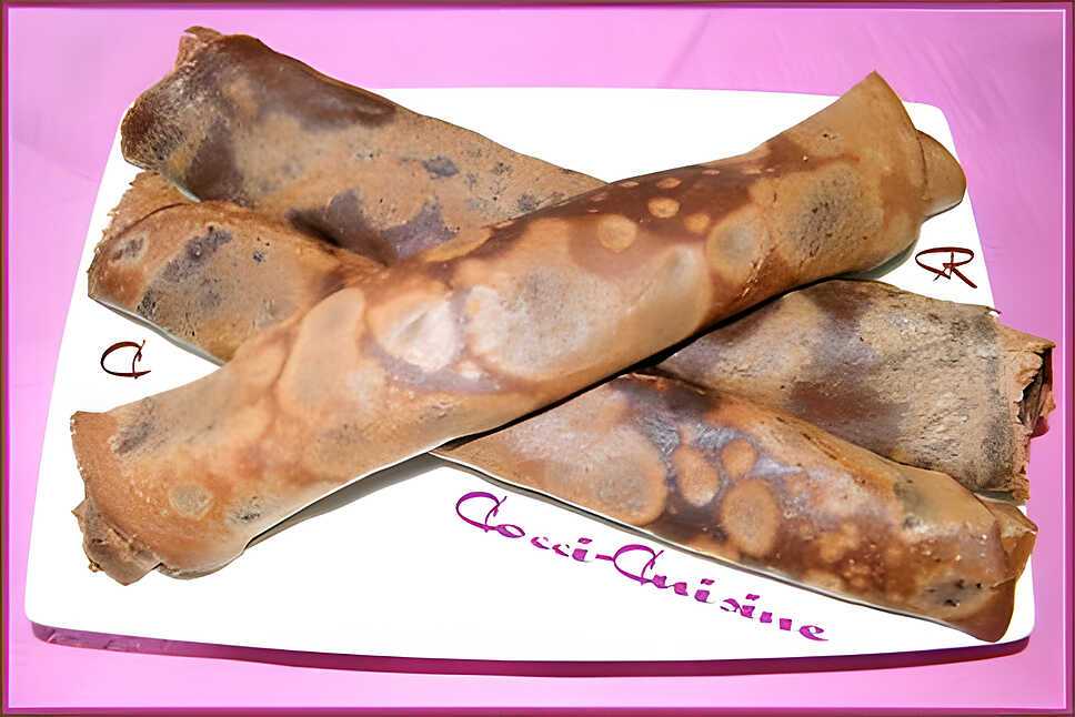 recette Crêpe à la pâte chocolatée
