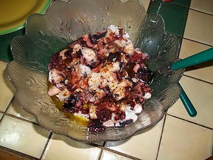 recette pulpo gallego (poulpe facon gallicienne)on le fais comme cela dans ma region en espagne region de la galice