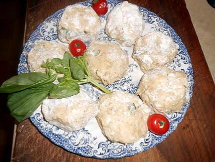 recette Boulettes de poulet à la grecque