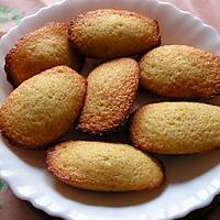 recette Madeleine au miel