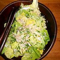 recette Salade de laitue aux échalotes
