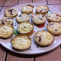 recette Mini quiches au fromage à reclette