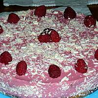 recette BAVAROIS A LA MOUSSE DE FRAMBOISE