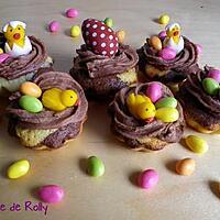 recette Cupcakes de Pâques aux trois chocolats