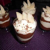 recette Mousse choco poire