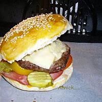 recette hamburger entièrement "fait maison"