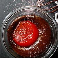 recette Verrine de chocolat à la gelée rouge