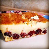 recette Clafoutis aux Cranberry