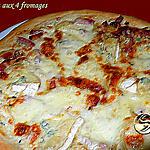 recette Pizza aux 4 fromages