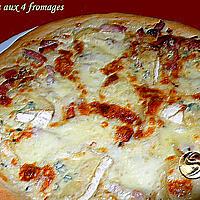 recette Pizza aux 4 fromages