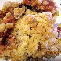 recette Crumble bananes orange