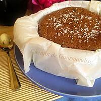 recette CheeseCake Chocolat & Noix de Coco