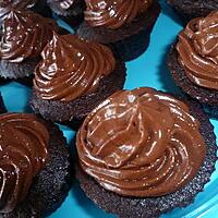 recette Cupcake « LE basique chocolat » - glaçage chocolat