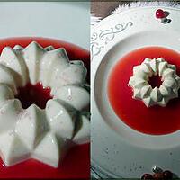 recette panna-cotta au coulis de groseille