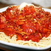 recette Spaghetti bolo express